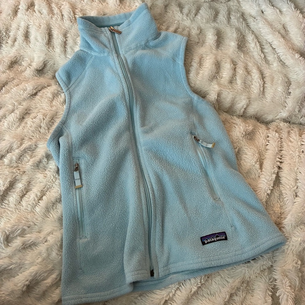 Light Blue Patagonia Vest - Picture 2 of 6